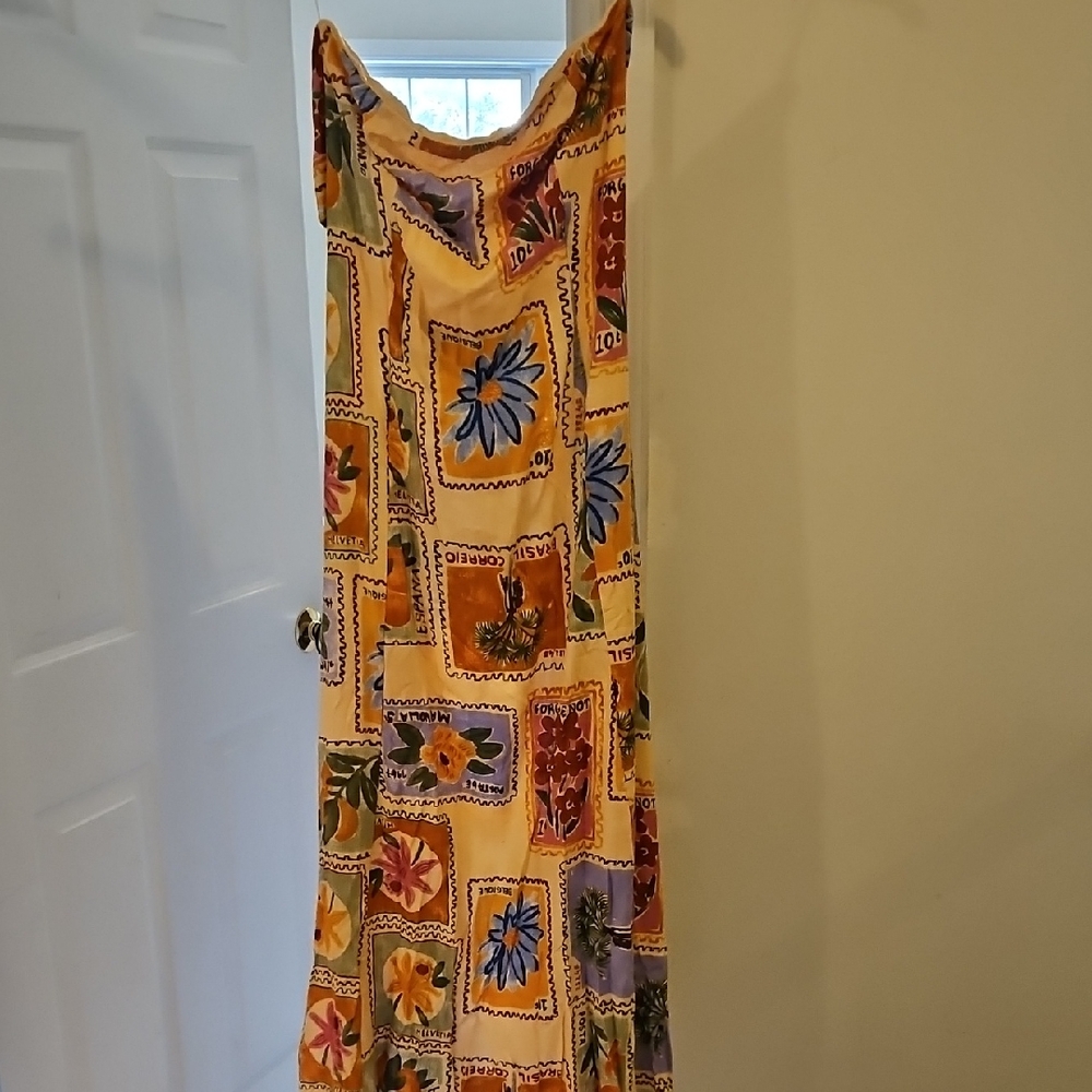 Floral Patchwork Maxi Dress